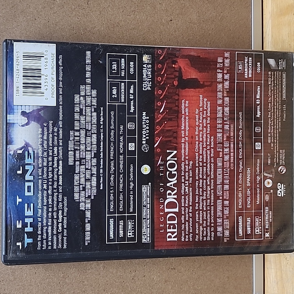 Jet Li Action DVD Set - Picture 2 of 2